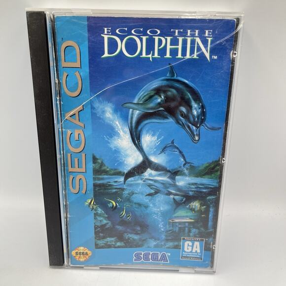 Ecco the Dolphin Sega CD Complete CIB - Picture 1 of 9